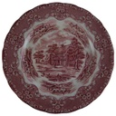 Kuchenteller Dessertteller Frühstücksteller 20 cm Grindley English Country Inns Rot gebraucht - sehr gut