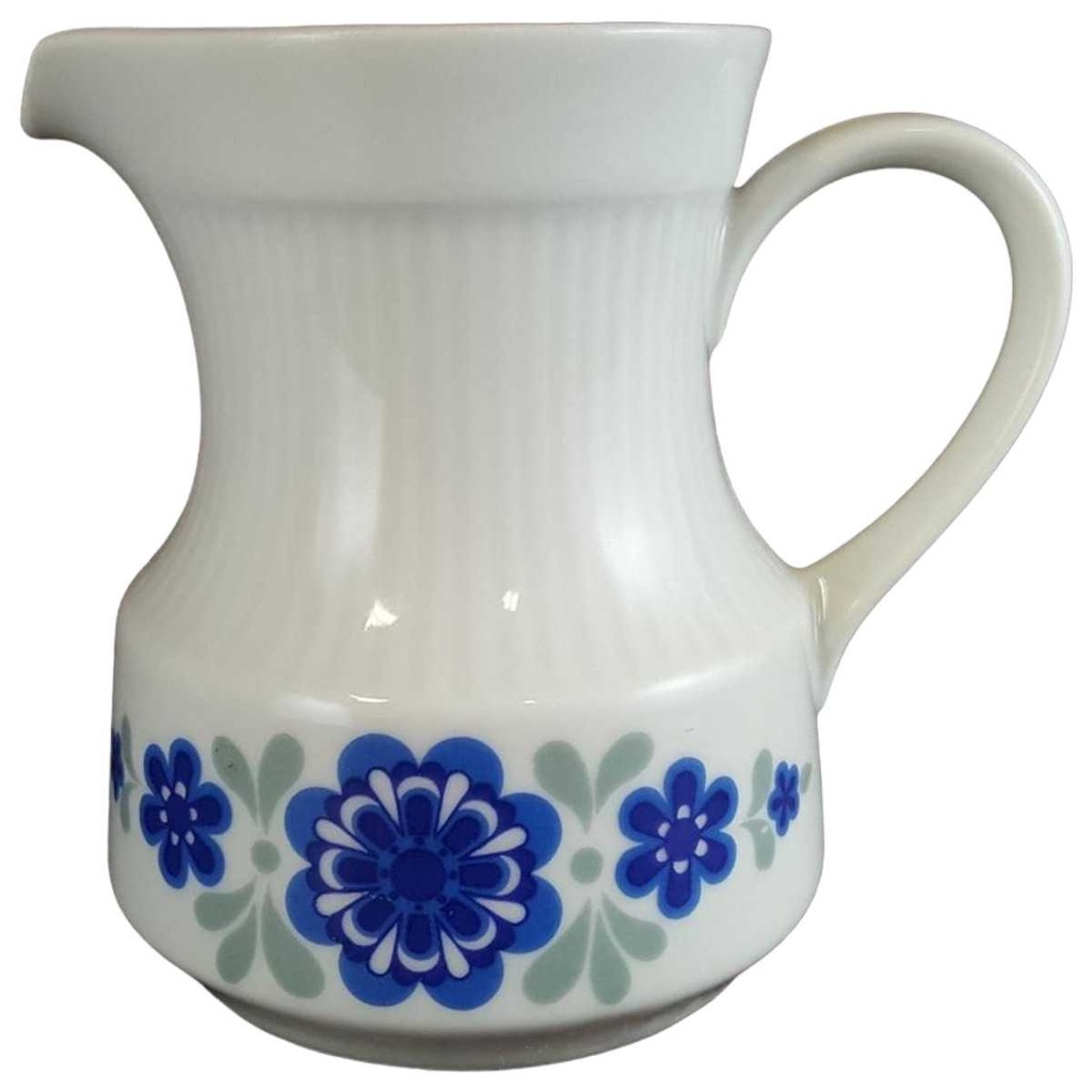 [4581954] Milchkännchen Mitterteich Form 870 Blumendekor blau grau Blumen gebraucht - sehr gut