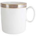 Kaffeetasse Tasse Goldrand Thomas Porzellan Medaillon Grau Braun gebraucht - gut