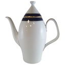 Kaffeekanne Goldrand 1,15 L Melitta Madrid Kobaltblau mit Blau gebraucht - gut
