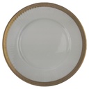 Kuchenteller Dessertteller Frühstücksteller Goldrand 19,2 cm Winterling Kirchenlamitz weiß mit gebraucht - sehr gut