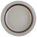 Suppenteller 21,5 cm Thomas Porzellan Arcta Platin Bordeaux gebraucht - sehr gut