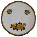 Kuchenteller Dessertteller Frühstücksteller 20 cm Schaller Rheinpfalz Rosendekor gebraucht - sehr gut
