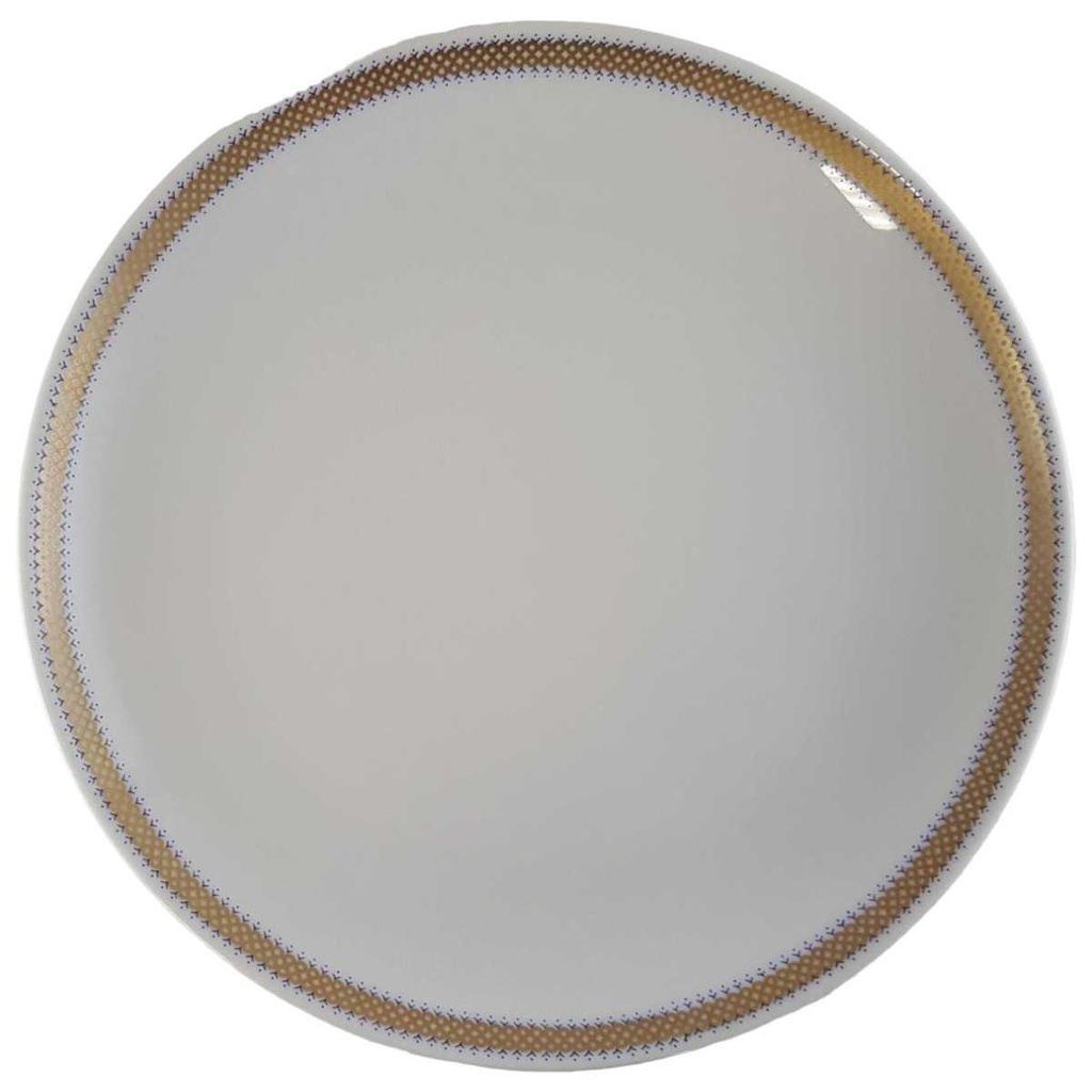 [4581990] Kuchenteller Dessertteller Frühstücksteller Goldrand 18,7 cm Eschenbach Alte Formen mit blau gebraucht - sehr gut