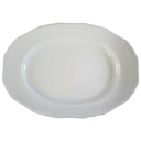 Fleischplatte 27,7x19,5 cm Eschenbach La Reine Form 800 Weiß gebraucht - gut