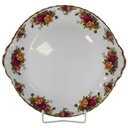 Kuchenplatte mit Henkeln Royal Albert Old Country Roses gebraucht - gut