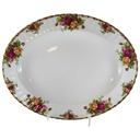 Speiseplatte 34,7x27,4 cm Royal Albert Old Country Roses gebraucht - sehr gut