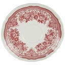 Untertasse für Tee/Kaffee 13,8 cm Villeroy & Boch Fasan Rot gebraucht - akzeptabel
