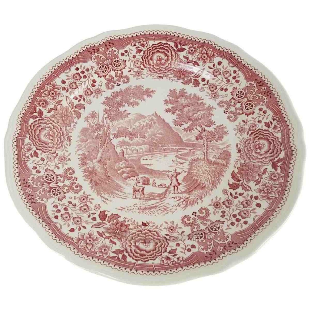 Speiseteller Essteller 25 cm Villeroy & Boch Burgenland Rot