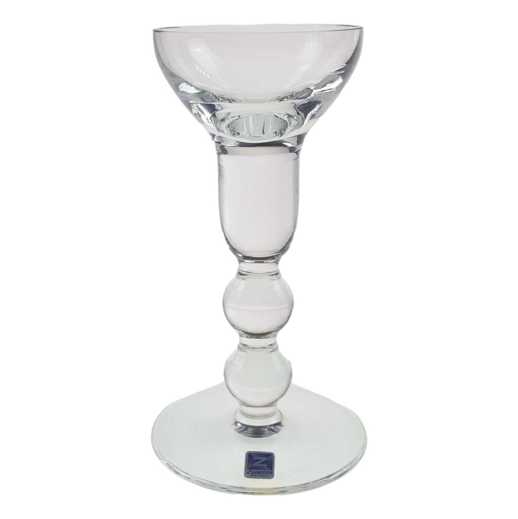 [98104] Kerzenhalter mittelgroß Zwiesel Transparent gebraucht - gut