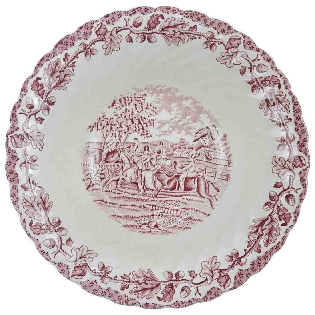 [98121] Schüssel 21,4 cm Myott Country Life Rot gebraucht - akzeptabel