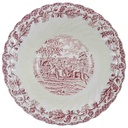 Schüssel 21,4 cm Myott Country Life Rot gebraucht - akzeptabel