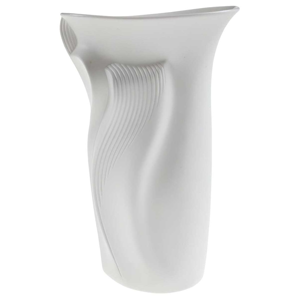 Blumenvase 23 cm AK Kaiser Porzellan Weiß gebraucht - gut