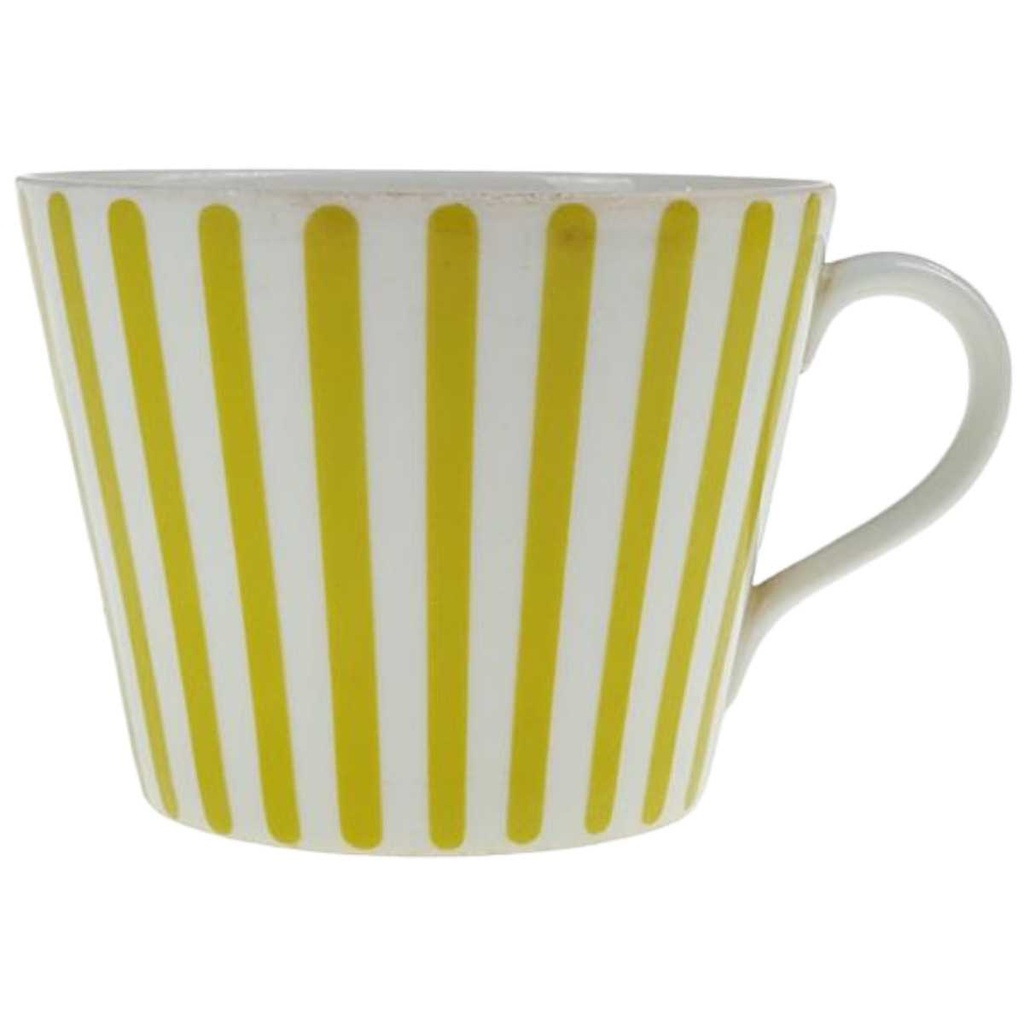[98160] Kaffeetasse Melitta Zürich Streifen limettengrün Jupp Ernst gebraucht - gut