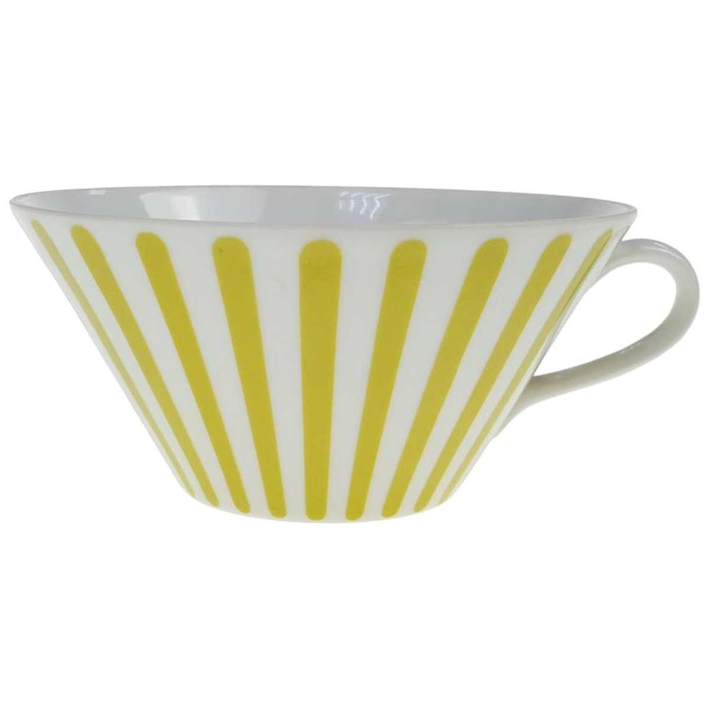 [98162] Teetasse Melitta Zürich Streifen limettengrün Jupp Ernst gebraucht - gut