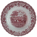 Suppenteller 22,6 cm Myott Country Life Rot gebraucht - gut
