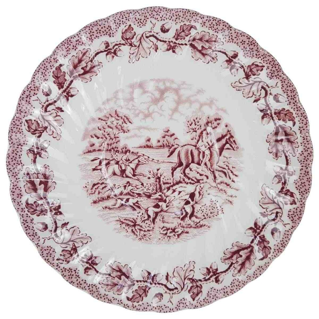 [98183] Untertasse 16,8 cm Myott Country Life Rot gebraucht - gut