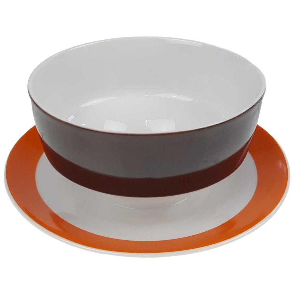 [98189] Sauciere 1tlg Eschenbach Retro Orange Braun gebraucht - gut