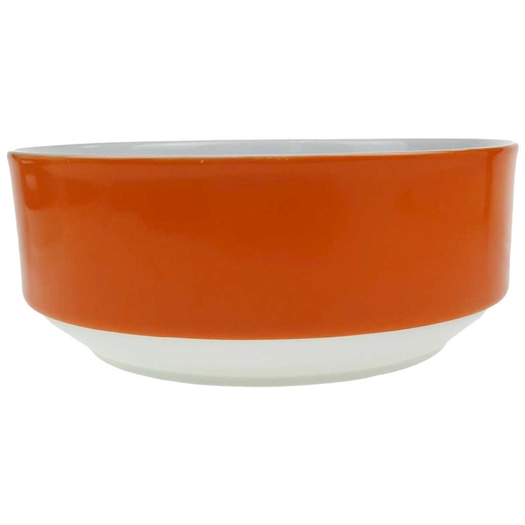 [98191] Schüssel 17,5 cm Eschenbach Retro Orange Braun gebraucht - gut