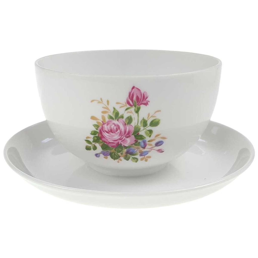 [98210] Sauciere 1tlg Melitta Blumendekor Bunt Blumen gebraucht - gut