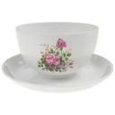 Sauciere 1tlg Melitta Blumendekor Bunt Blumen gebraucht - gut