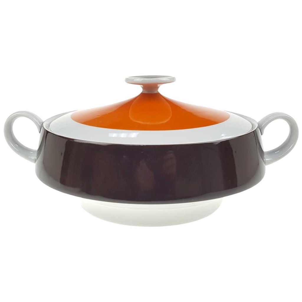 Ragoutterrine 1,4 L Eschenbach Retro Orange Braun gebraucht - sehr gut