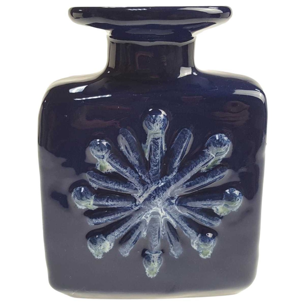 Vase 12,5 cm Thun Bozner Blau gebraucht - gut