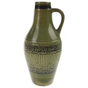 Henkelvase 22 cm VEB Haldensleben Grün gebraucht - gut