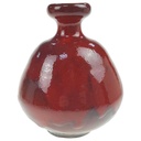 Vase 14,5 cm Rot gebraucht - sehr gut