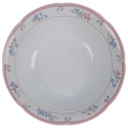 Schüssel 24,2 cm Mitterteich Form 2250 rosa Rand Dekor Stefanie gebraucht - gut