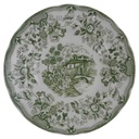 Suppenteller 24 cm English Ironstone Tableware (EIT) EIT England Motiv: Liebespaare Grün gebraucht - akzeptabel
