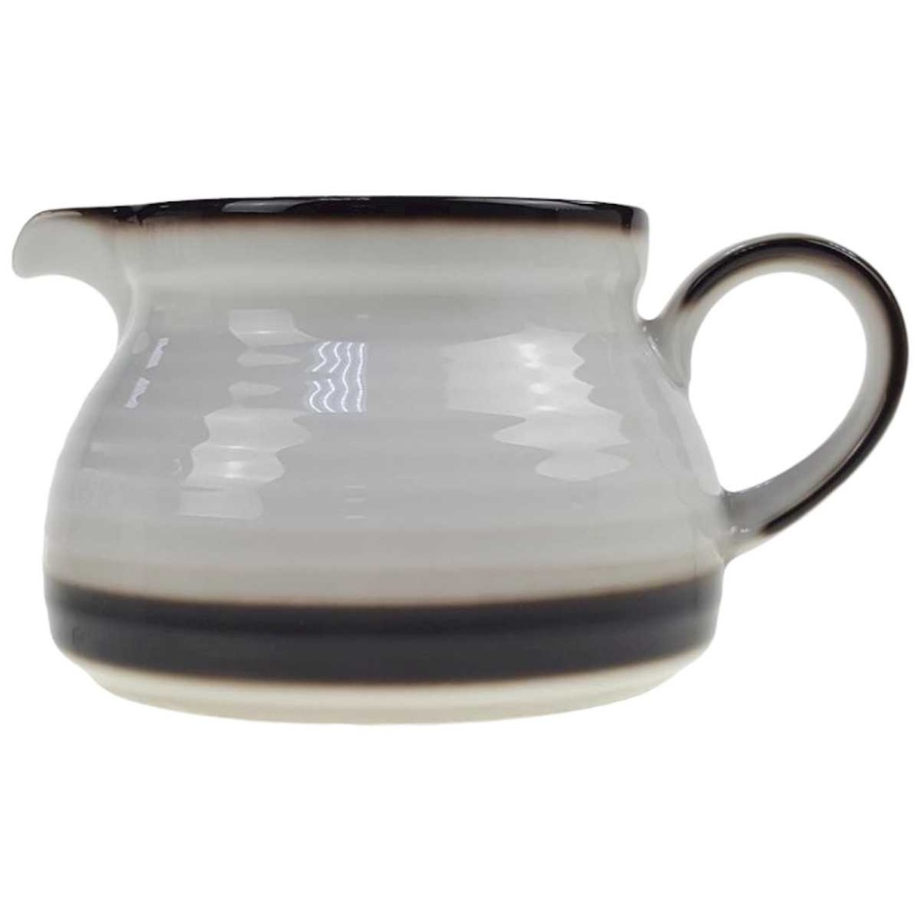 [98297] Sauciere 0,4 L Winterling Röslau Relief brauner Rand gebraucht - sehr gut