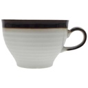 Kaffeetasse Winterling Röslau Relief brauner Rand gebraucht - sehr gut