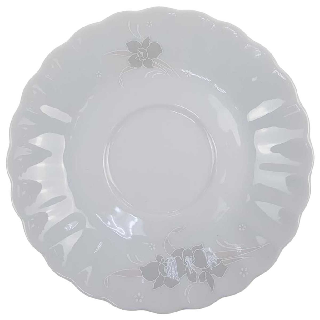 [98307] Untertasse 16,8 cm Eschenbach Toledo Dekor 2665 Orchidee gebraucht - sehr gut