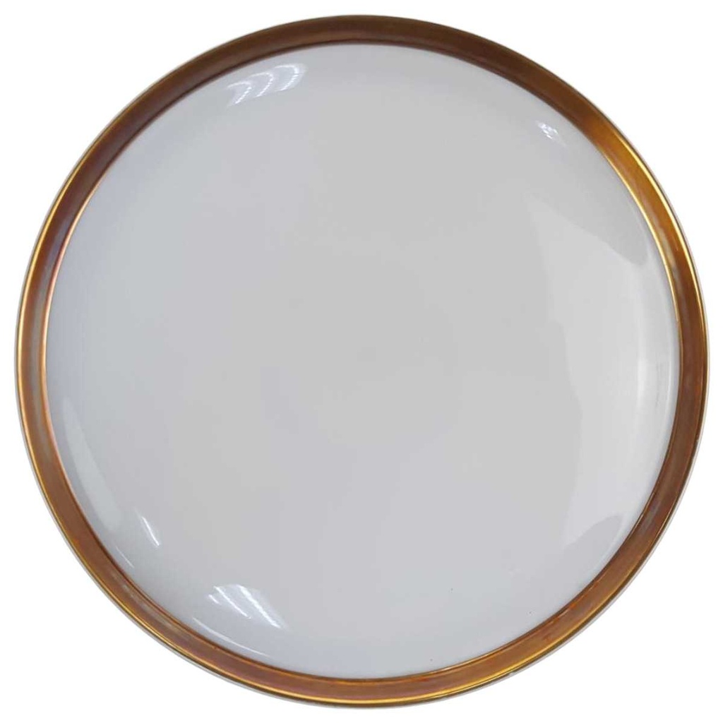 [98318] Kuchenteller Dessertteller Goldrand 19 cm Melitta Hamburg