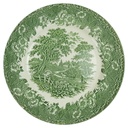 Speiseteller 24,5 cm English Ironstone Tableware (EIT) EIT England Heuwagen Grün gebraucht - akzeptabel