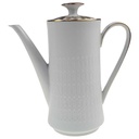 Kaffeekanne 1,25 L Winterling Kirchenlamitz Relief weiß