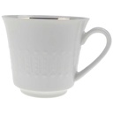Kaffeetasse Goldrand Winterling Kirchenlamitz Relief Weiß mit gebraucht - gut