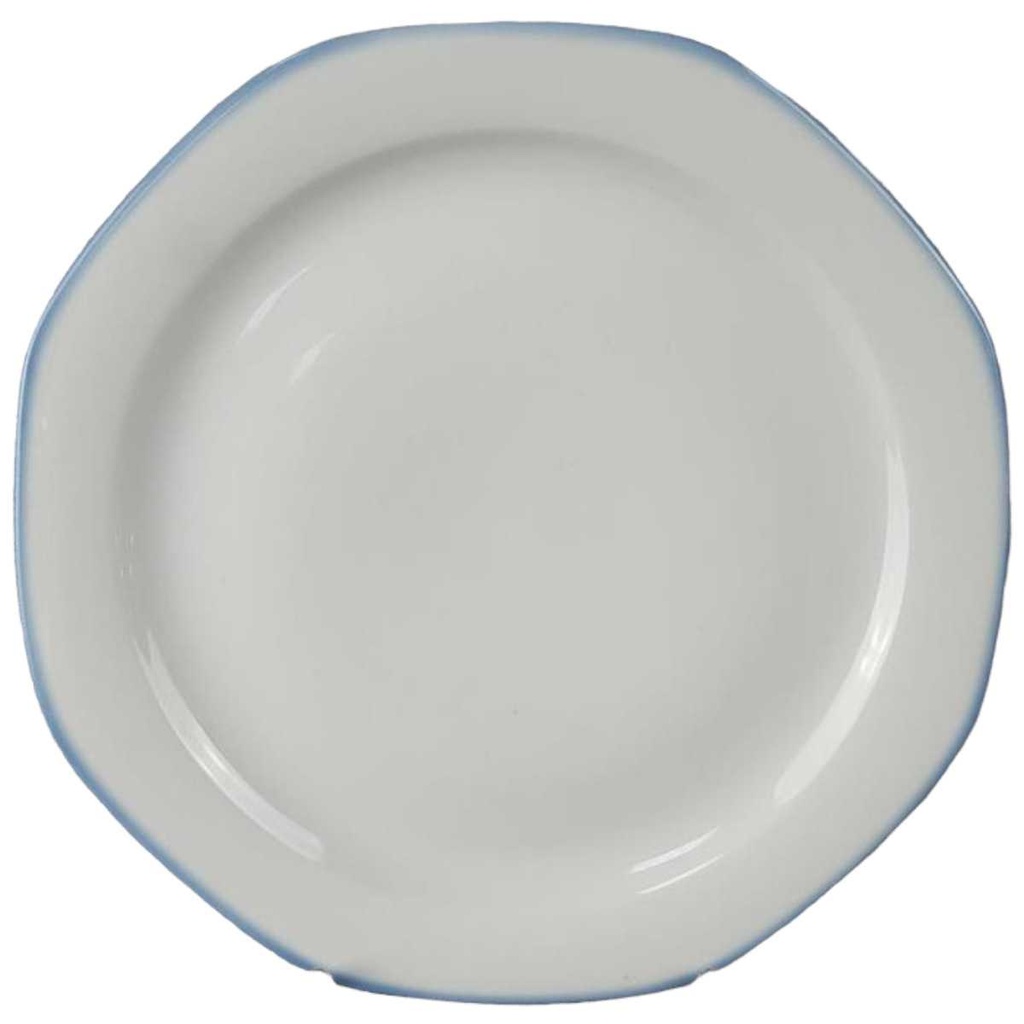 [98337] Speiseteller 25 cm Burg Lindau Blaue Linie gebraucht - akzeptabel
