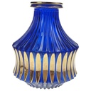 Vase 16,5 cm Walther Glas Blau Gold gebraucht - gut