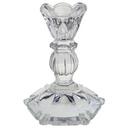 Kerzenhalter für Stabkerzen H 12 cm Sudety Transparent
