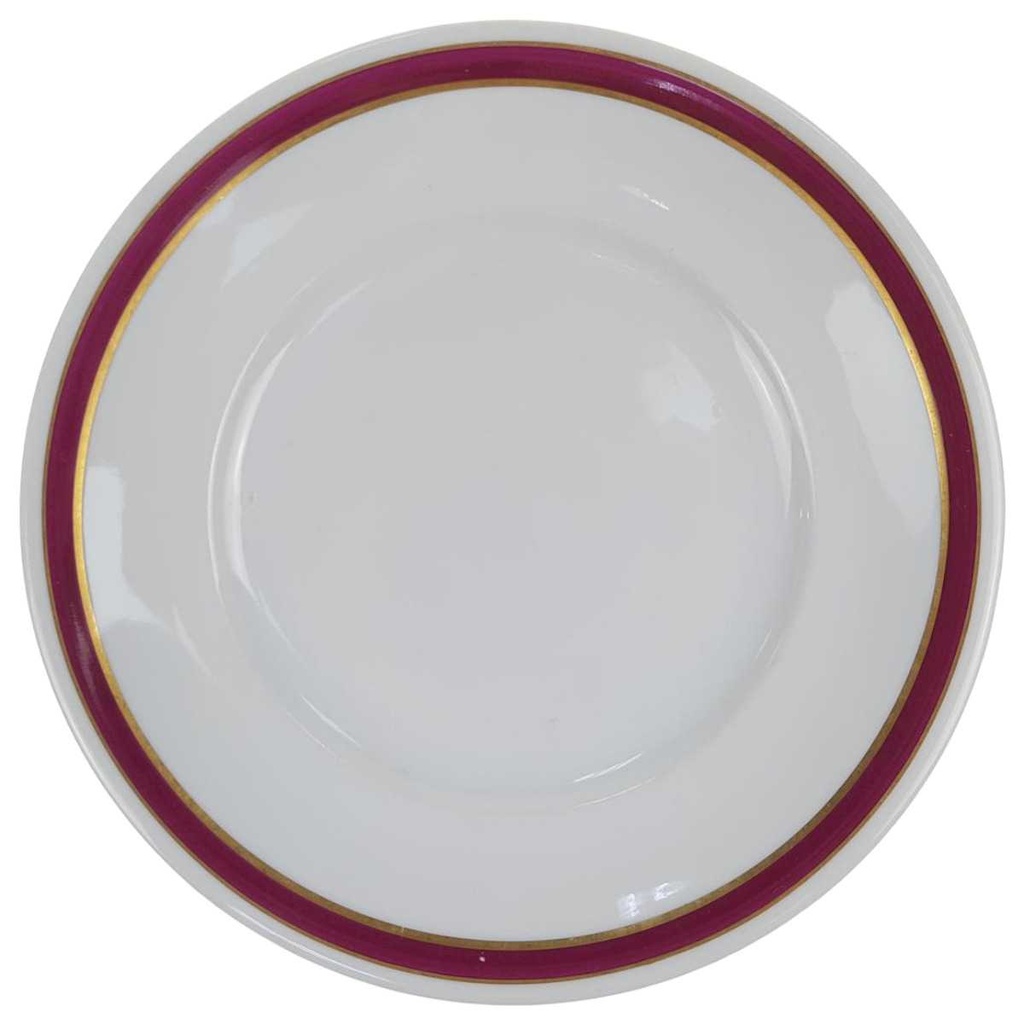 Kuchenteller Dessertteller Goldrand 19 cm Reichenbach Rosa gebraucht - akzeptabel