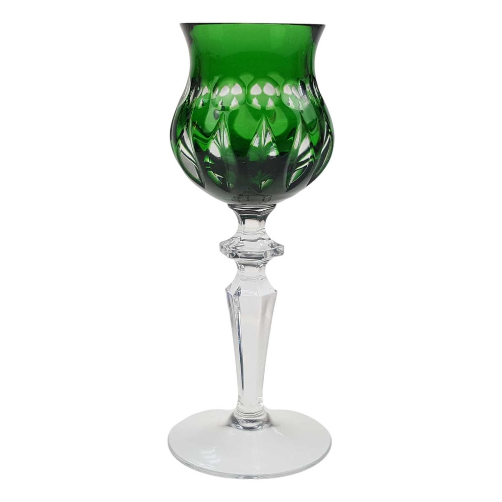 Likörglas Römerglas Schnapsglas Überfangglas Nachtmann Marylin Grün Smaragdgrün gebraucht - sehr gut