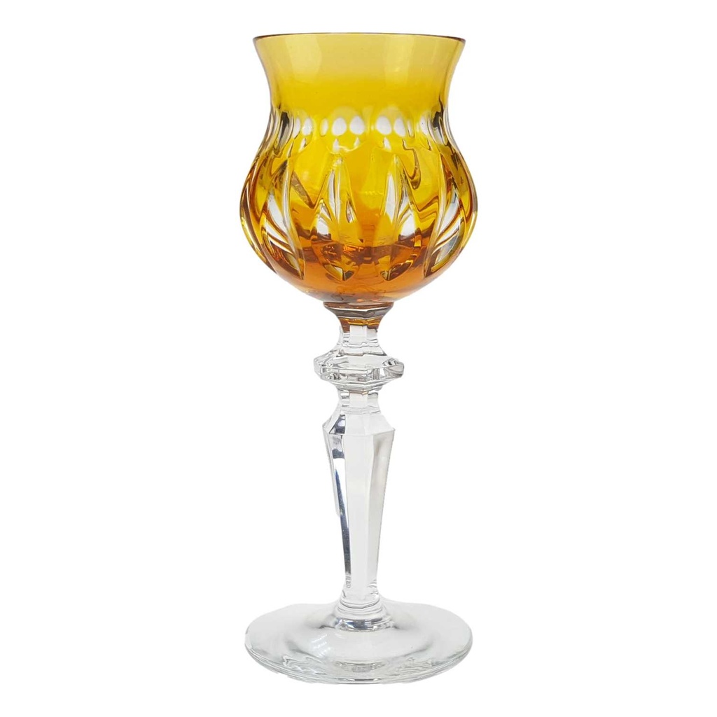 [98396] Likörglas Römerglas Schnapsglas Überfangglas Nachtmann Marylin Beige Bernstein gebraucht - sehr gut