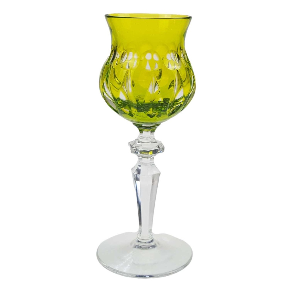 Likörglas Römerglas Schnapsglas Überfangglas Nachtmann Marylin Grün Resedagrün gebraucht - sehr gut