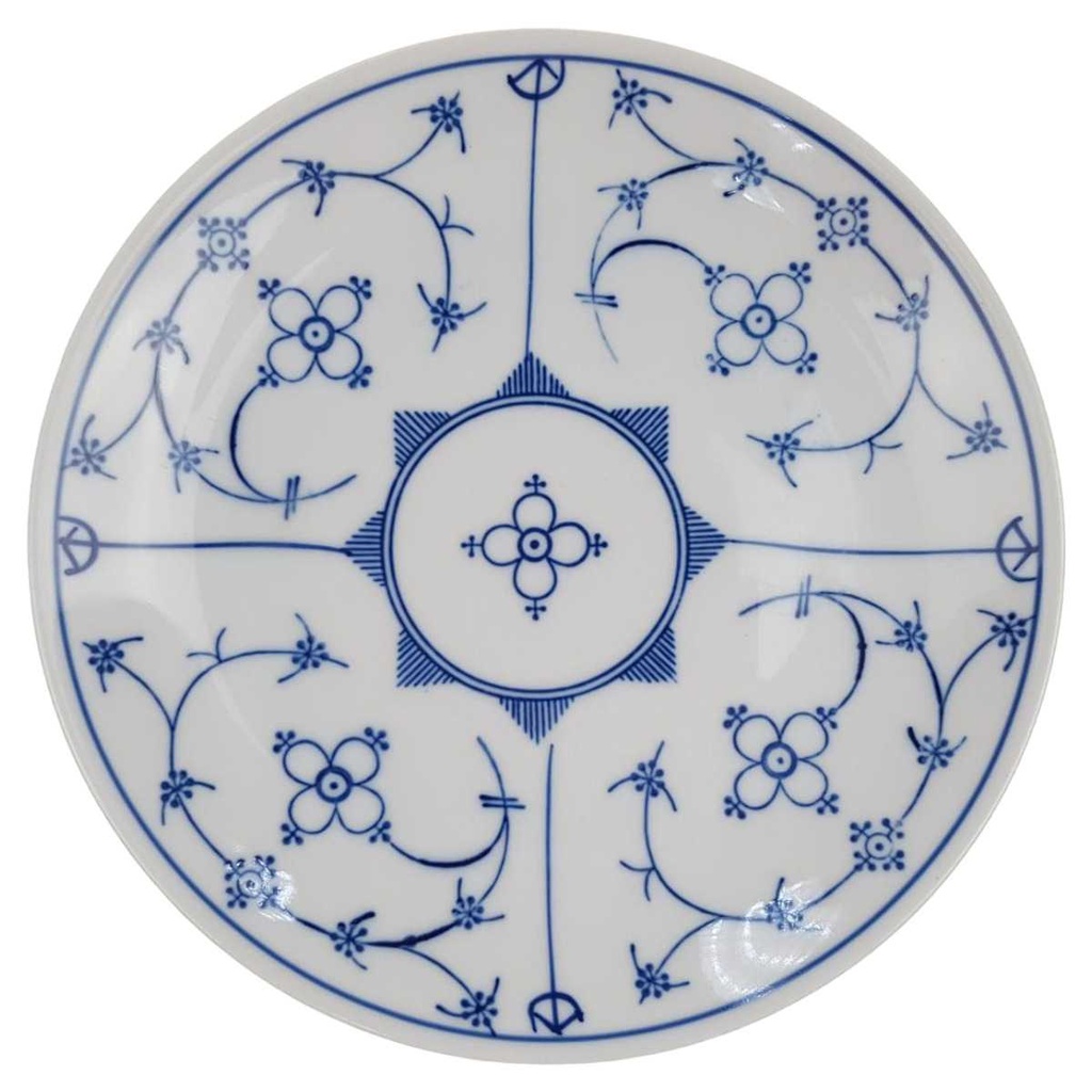 Kuchenteller 19 cm GKC Bavaria Indisch Blau Strohblume gebraucht - akzeptabel