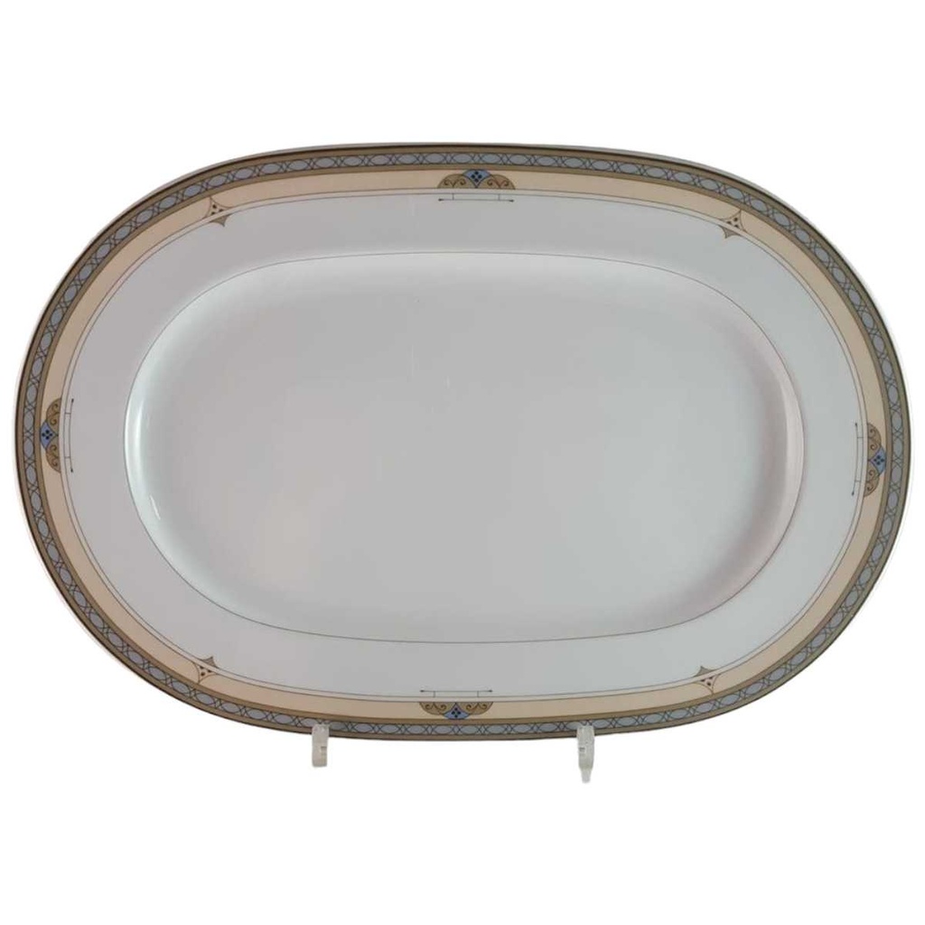 Servierplatte Speiseplatte Fleischplatte Steakplatte 34,5x23,2 cm Villeroy & Boch Heinrich Cavalier gebraucht - sehr gut