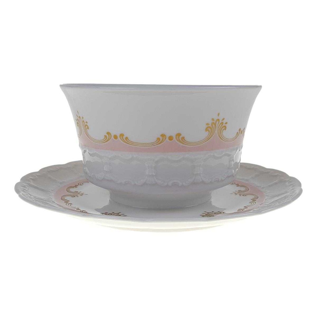 [458167267] Sauciere 0,4 L K & A Krautheim Rialto Rosa Gold gebraucht - sehr gut