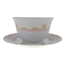 Sauciere 0,4 L K & A Krautheim Rialto Rosa Gold gebraucht - sehr gut