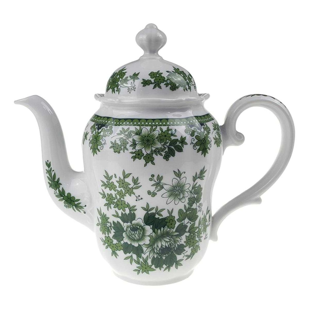 [458168472] Kaffeekanne 1,3 L Seltmann Weiden Barock Hubertus Blumen Blumendekor gebraucht - sehr gut
